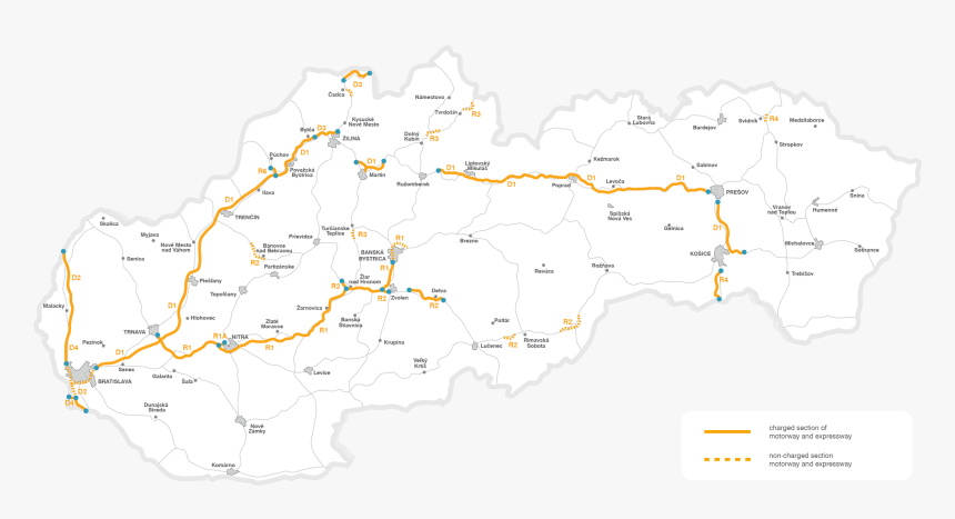 Map Of Sections Charged By Vignette - Dubnica Nad Vahom Slovakia, HD Png Download, Free Download