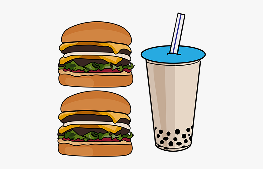 Free Clip Art Burger - Burger Tumblr Png, Transparent Png, Free Download