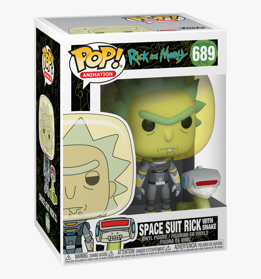 Funko Pop Animation Rick & Morty - Funko Pop Space Suit Rick, HD Png Download, Free Download