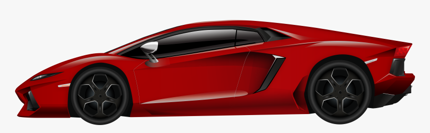 Red Sport Car Png Clipart - Supercar, Transparent Png, Free Download