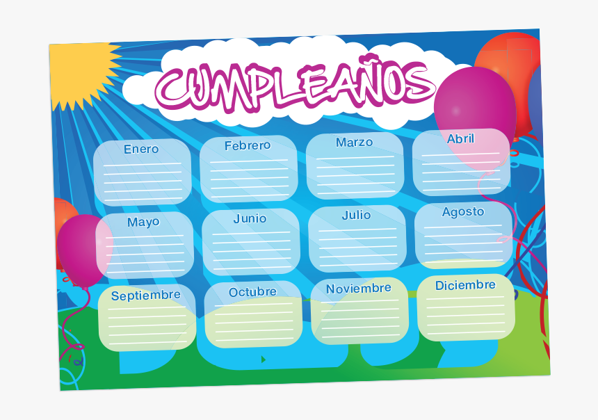 Birthday Calendar Png, Transparent Png, Free Download