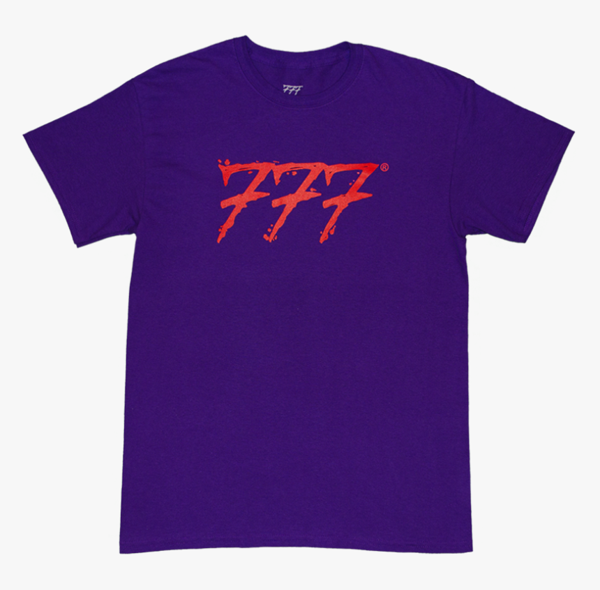 Image Of Red 777 Purple T-shirt - Active Shirt, HD Png Download, Free Download