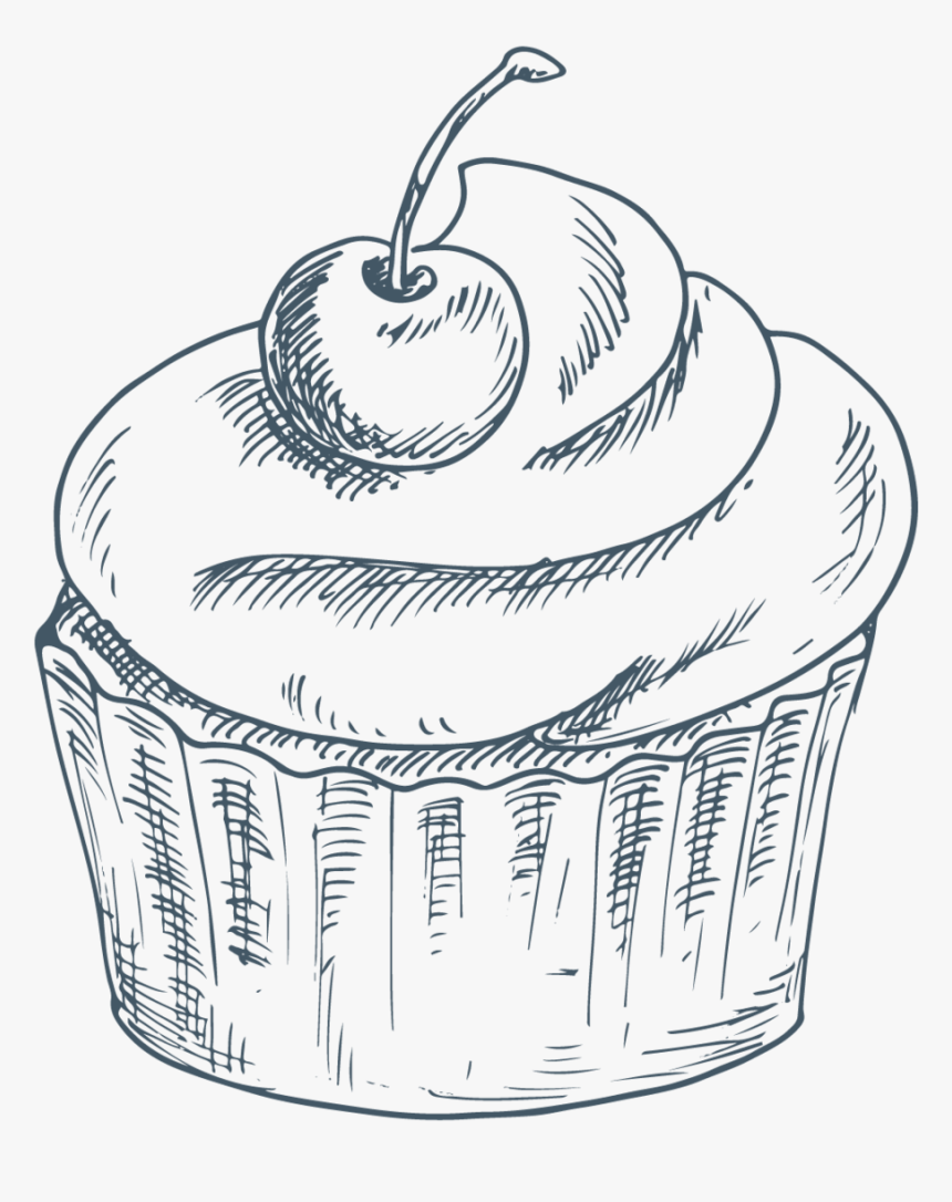 Cupcakes 2 - Sketch, HD Png Download, Free Download