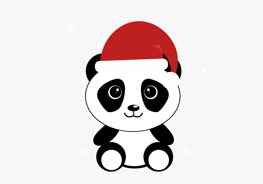 Panda Black And White Clipart, HD Png Download - kindpng