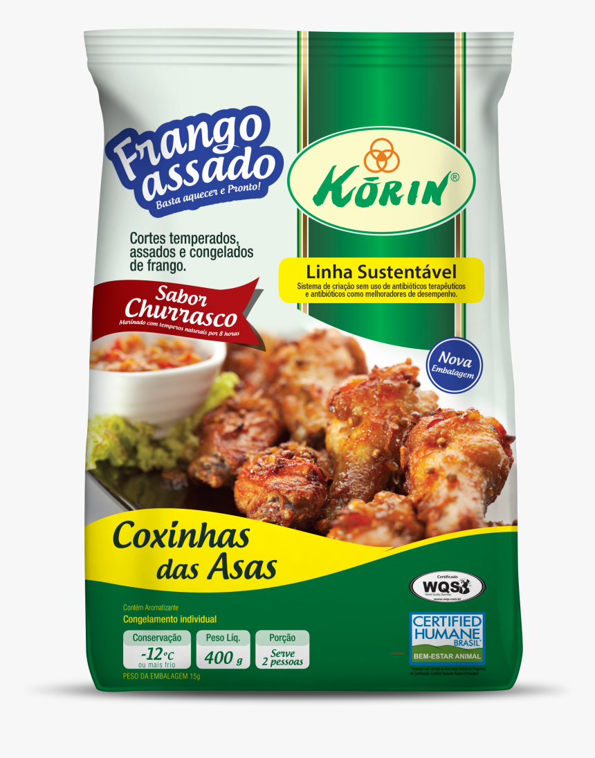 Korin Frango Assado Churrasco Sobrecoxas Korin Frango - Korin, HD Png Download, Free Download