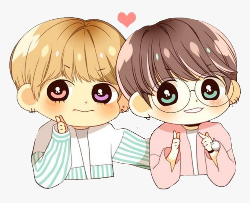 Bts Jungkook Cute Chibi Btsjungkook Jimin Png Cute, Transparent Png, Free Download