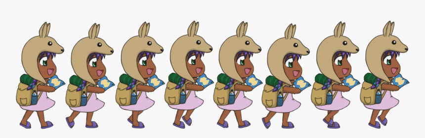 Boy Without Gear Walk Cycle - Cartoon Boy Walk Png, Transparent Png, Free Download