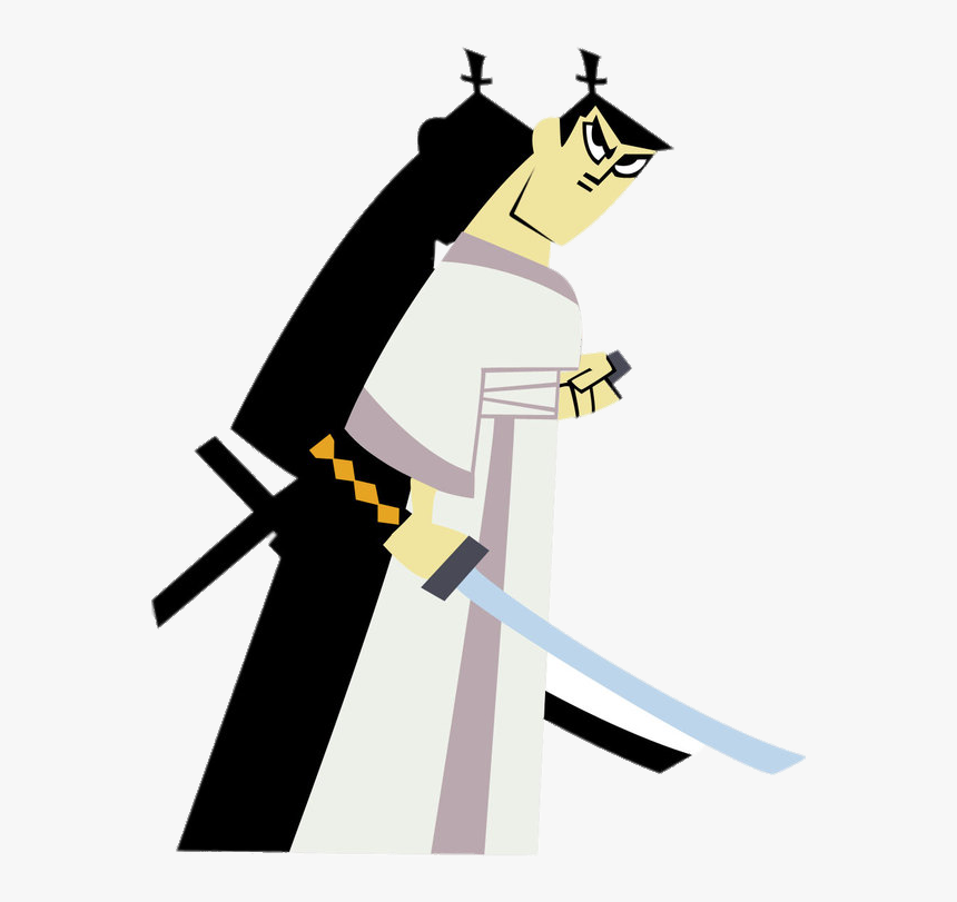 Samurai Jack With Shadow - Samurai Jack, HD Png Download, Free Download