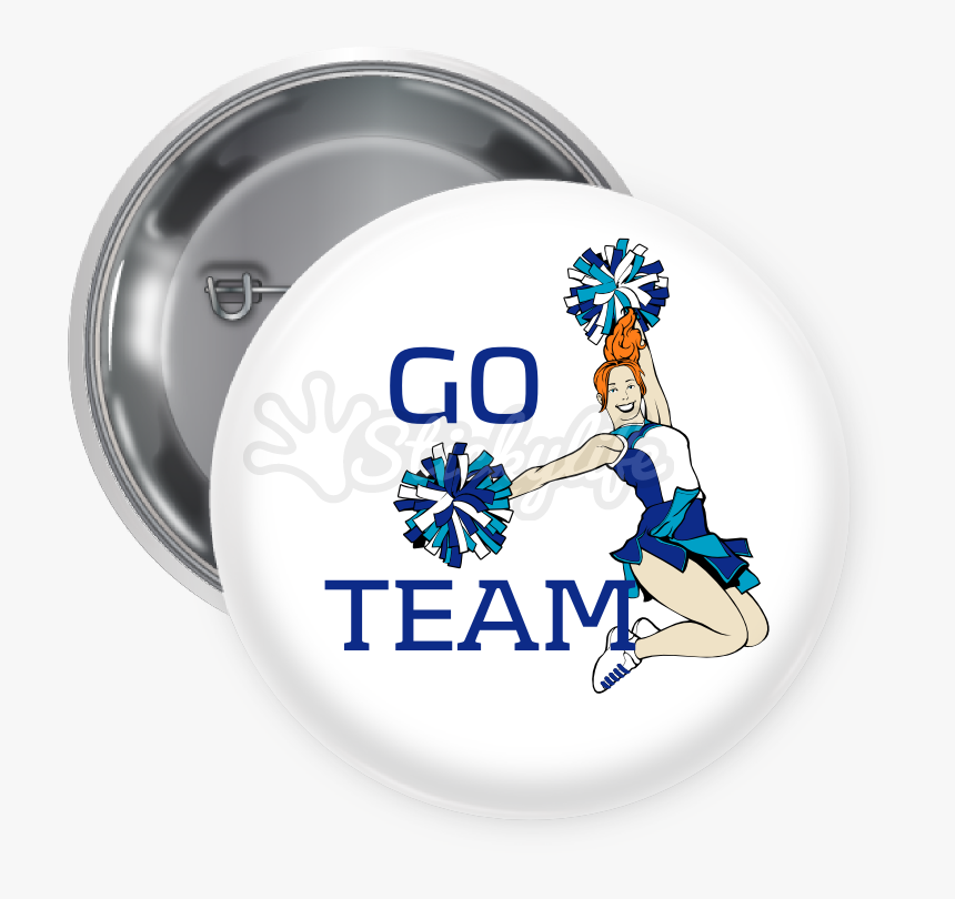 Go Team Pin Backed Button - Portable Network Graphics, HD Png Download, Free Download