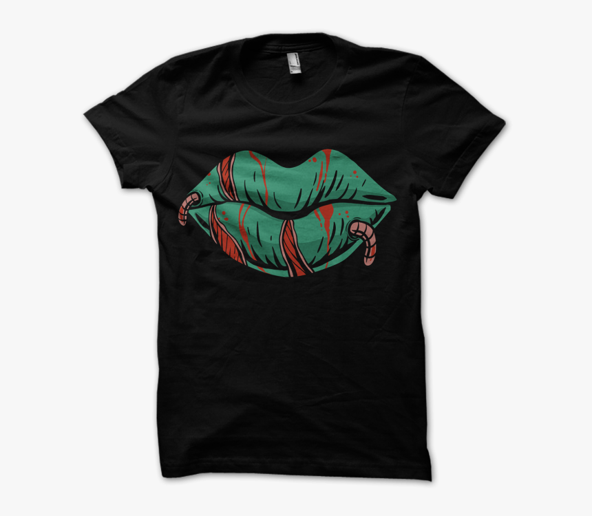 Zombie Lips T-shirt Designs For Merch By Amazon - T Shirt, HD Png Download, Free Download