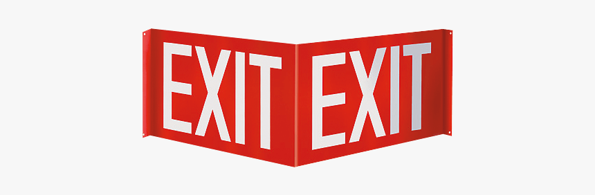 Exit Stand-out Sign - Parallel, HD Png Download, Free Download