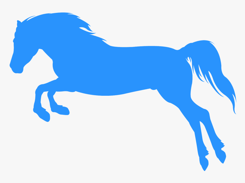 Horse Jumping Vector Silhouette, HD Png Download, Free Download