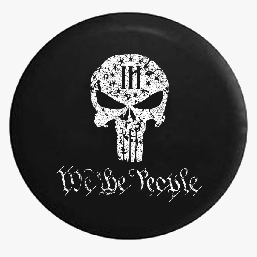 We The People Punisher Skull Constitutional 3% Freedom - Potter's House Of Denver, HD Png Download, Free Download