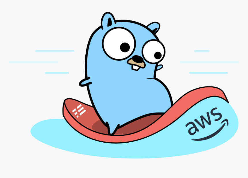 Gopher - Aws Golang, HD Png Download, Free Download