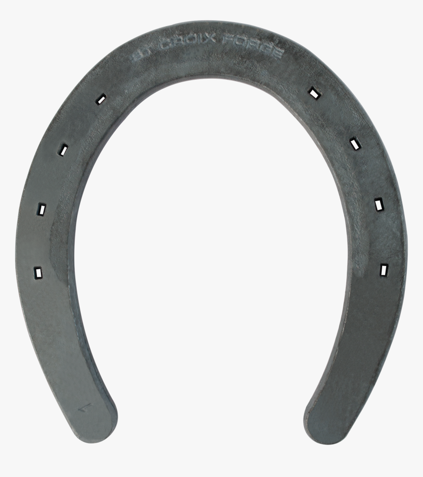 Croix Rim V-crease Horseshoe, Hoof Side View - Horseshoe With Stud Holes, HD Png Download, Free Download