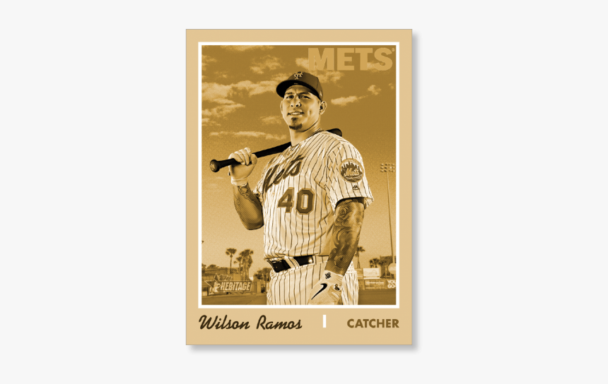 Wilson Ramos 2019 Heritage High Number Base Cards Poster - Baseball Player, HD Png Download, Free Download