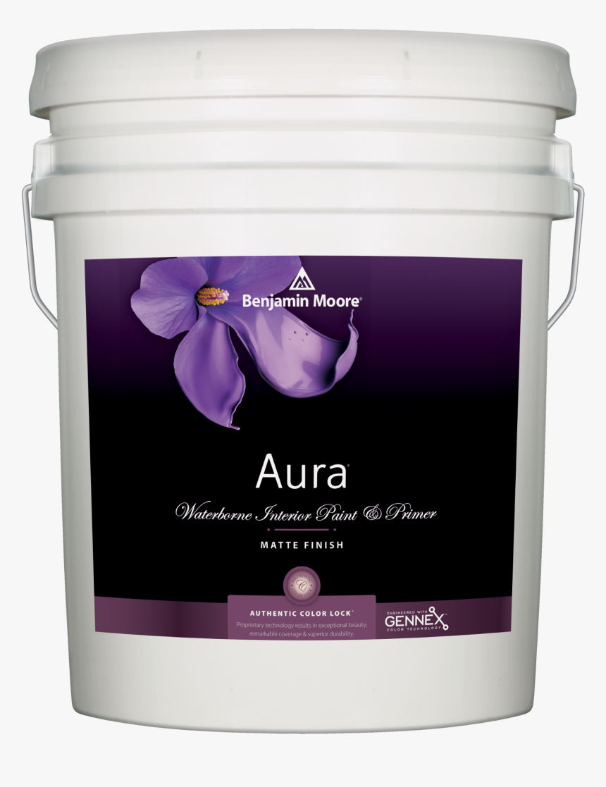 Aura Waterborne Interior Paint Matte Finish - Super Hide Zero Voc Interior Eggshell, HD Png Download, Free Download