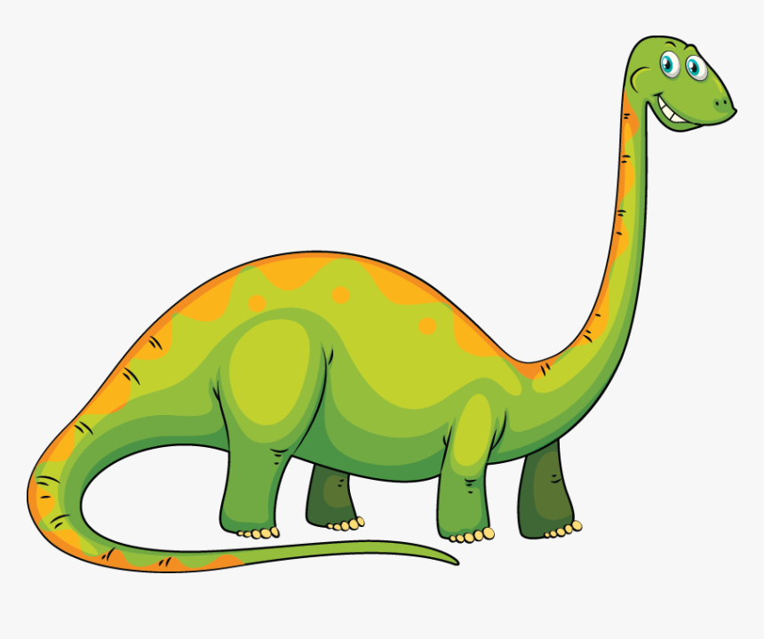 Dinosaur Long Neck Clipart, HD Png Download, Free Download