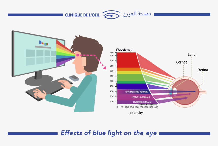 Blue Light Affects Your Eyes, HD Png Download, Free Download