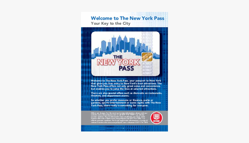 New York Pass, HD Png Download, Free Download