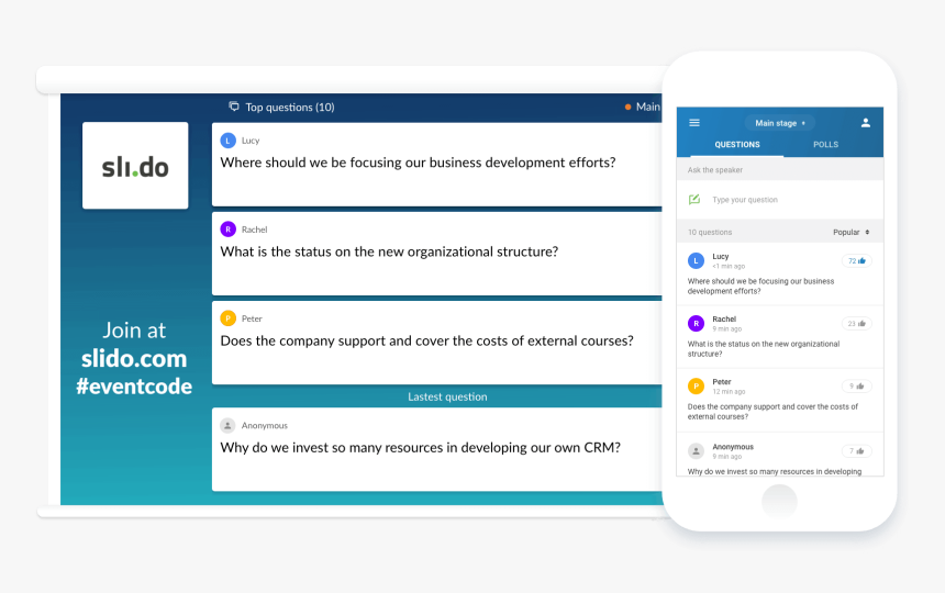 All-hands Meetings - Slido Questions, HD Png Download, Free Download