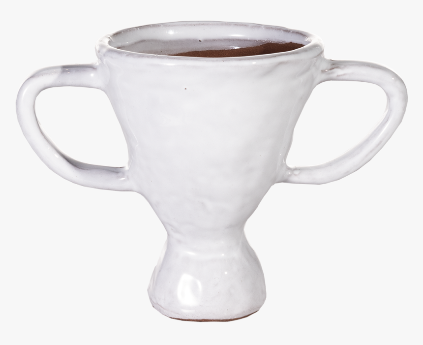 Vintage White Ceramic Urn - Cup, HD Png Download, Free Download