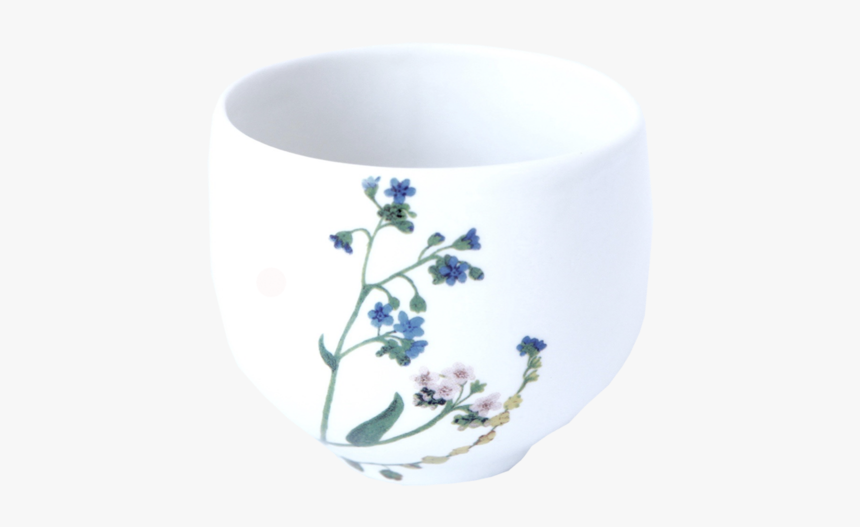 Teacup Squat Vintage Botanical - Cup, HD Png Download, Free Download