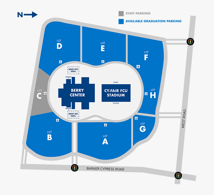 Berry Center Seating Parking, HD Png Download, Free Download