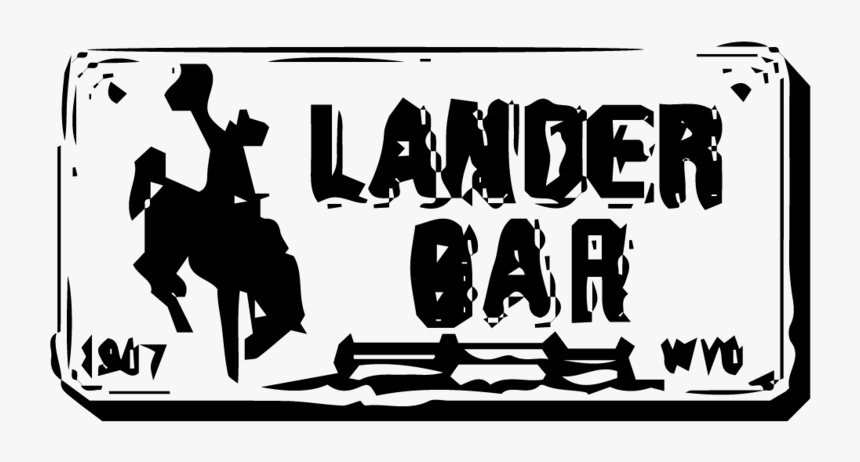 Lander Bar Logo-01 - Lander Bar Logo Lander Wyoming, HD Png Download, Free Download