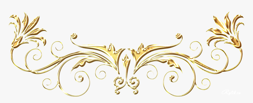 1446203611 Gold Ornaments Curls - Узоры Пнг Золото, HD Png Download, Free Download
