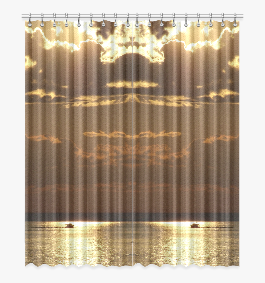 Awesome Sea Scene Window Curtain 52"x120" - Window Valance, HD Png Download, Free Download