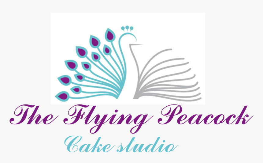 Logo Design By Mnz Agencia For The Flying Peacock Cake, HD Png Download, Free Download