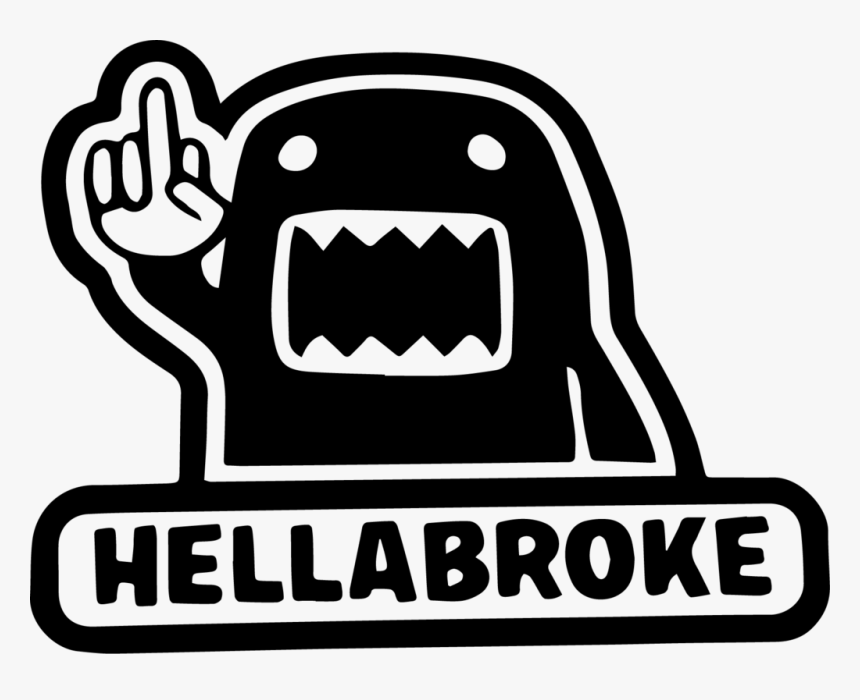 Hella Broke Sticker, HD Png Download, Free Download