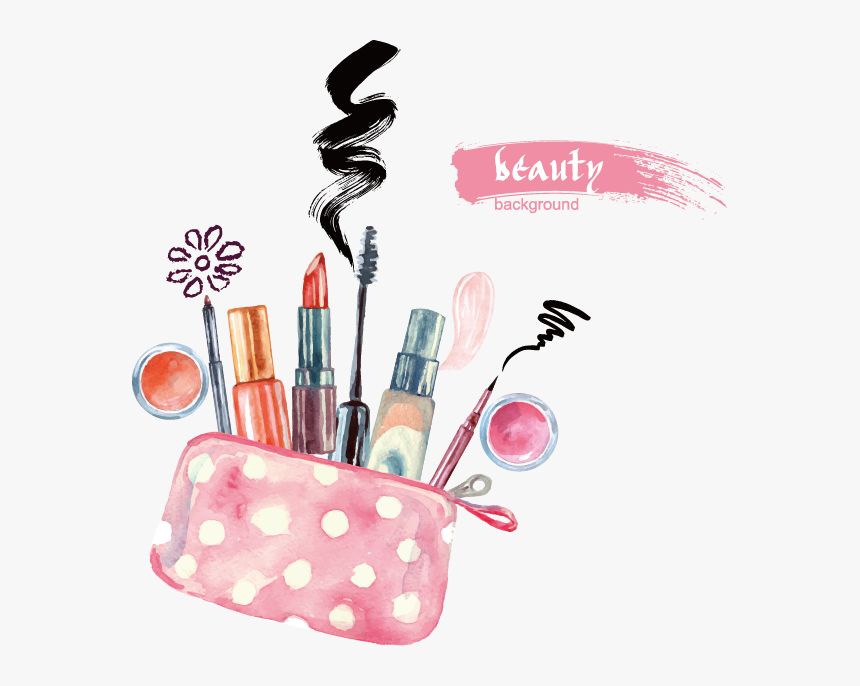 Makeup Watercolor Png, Transparent Png, Free Download