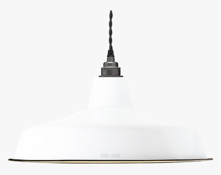 Large White Enamel Shade - Lampshade, HD Png Download, Free Download