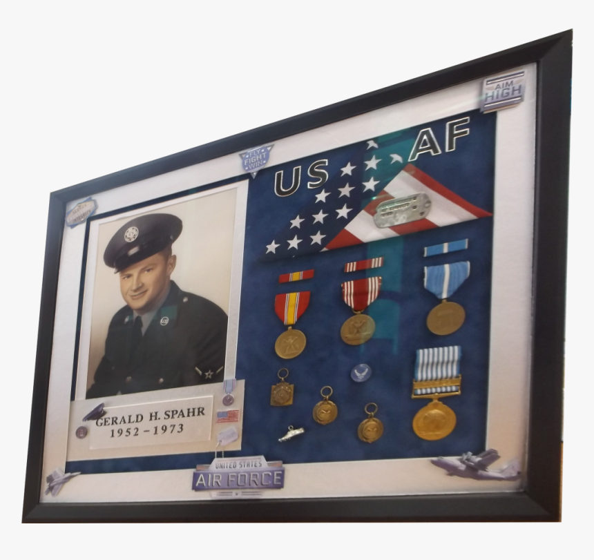 Shadow Box Frame Air Force, HD Png Download, Free Download