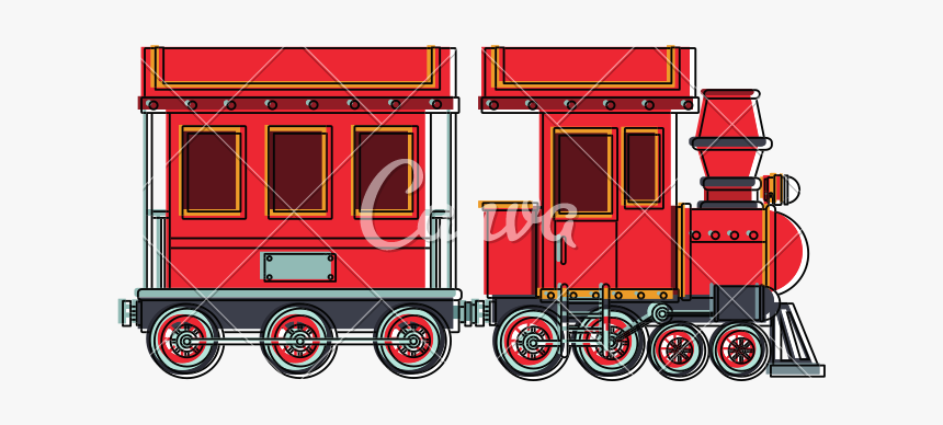 Train Cartoon Png - Train Toy Cartoon, Transparent Png, Free Download