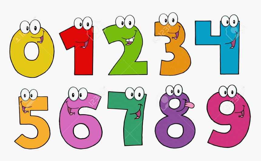 Il Quaderno A Quadretti Tangram Shapes Train Clip Art - Funny Numbers 1 10, HD Png Download, Free Download