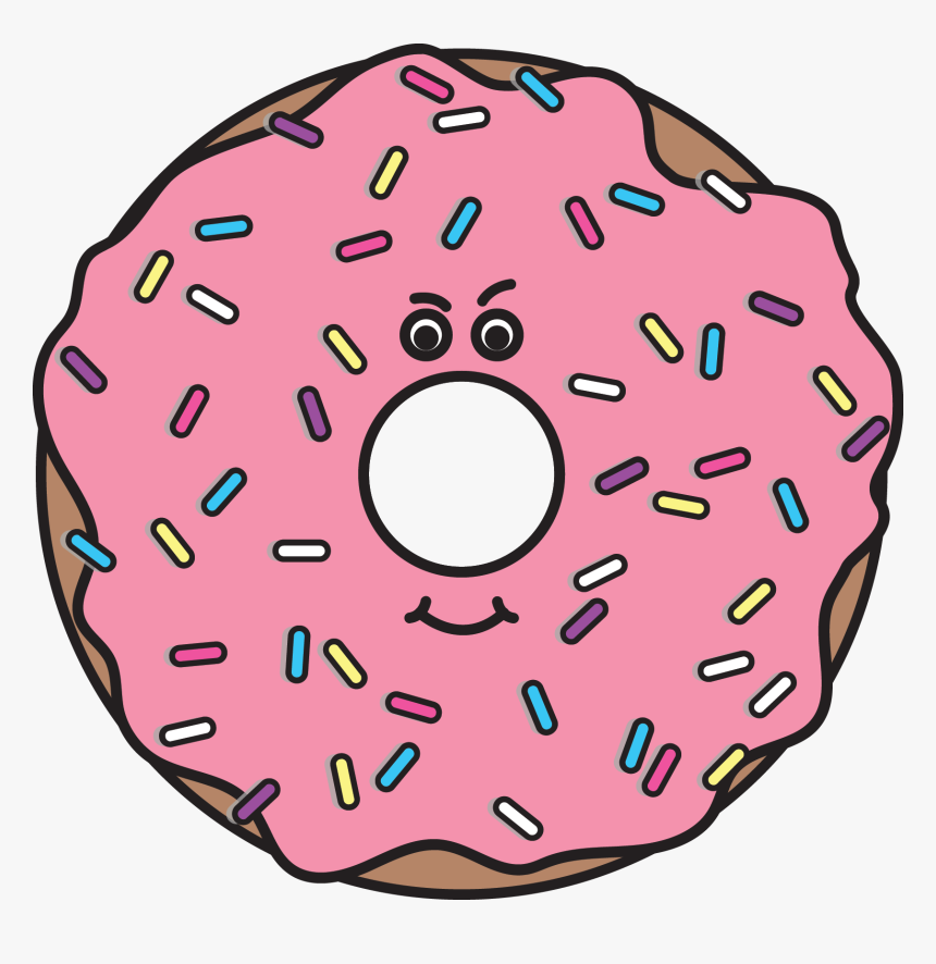 Dancing Donut Clipart , Png Download - Cartoon Donut Man, Transparent Png, Free Download