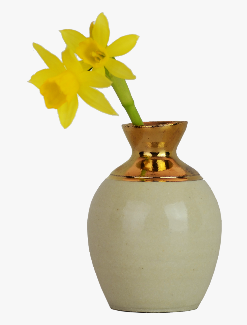 Ink Pot Bud Vase With 14k Gold Ecommerce Beekman - Narcissus, HD Png Download, Free Download