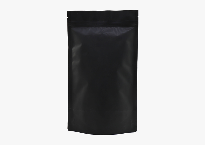 Matte Black Doypack Stand Up Pouch With Zipper - Leather, HD Png Download, Free Download