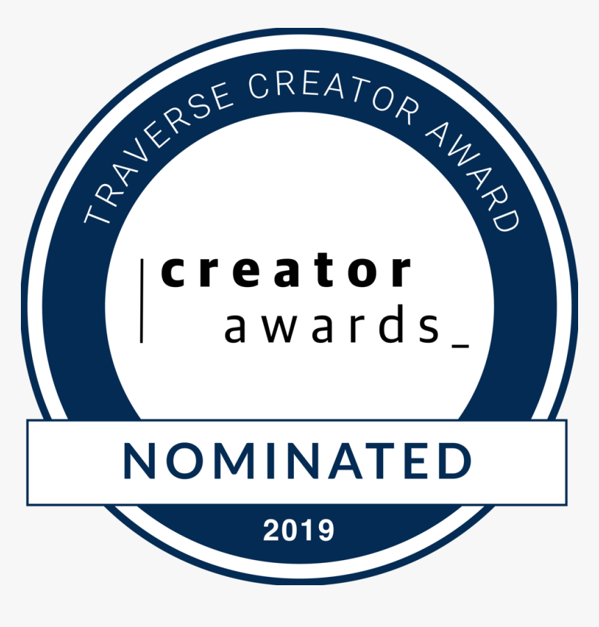 Traverse Creator Award Badge Blue - Circle, HD Png Download, Free Download