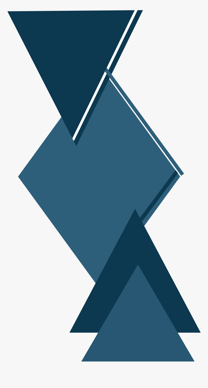 #triangle #blue #abstract #background #shape #frame - Graphic Design, HD Png Download, Free Download