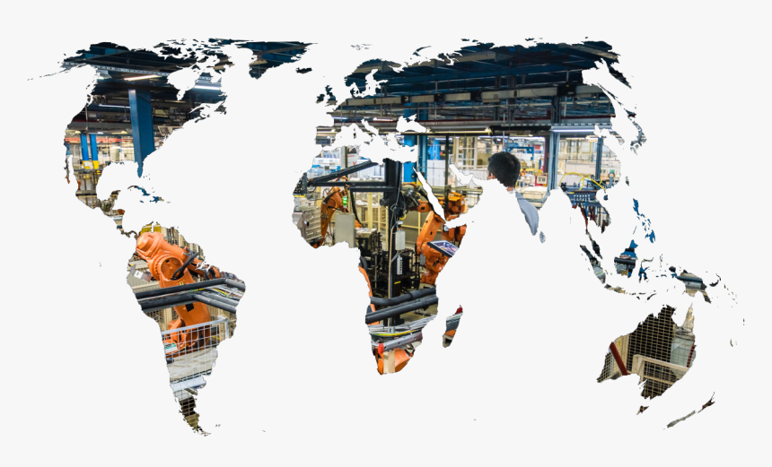 Manufacturing And Tool Modeling - High Resolution World Map Black, HD Png Download, Free Download