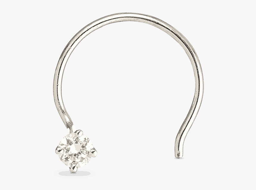 18ct Diamond Nose Stud - Body Jewelry, HD Png Download, Free Download