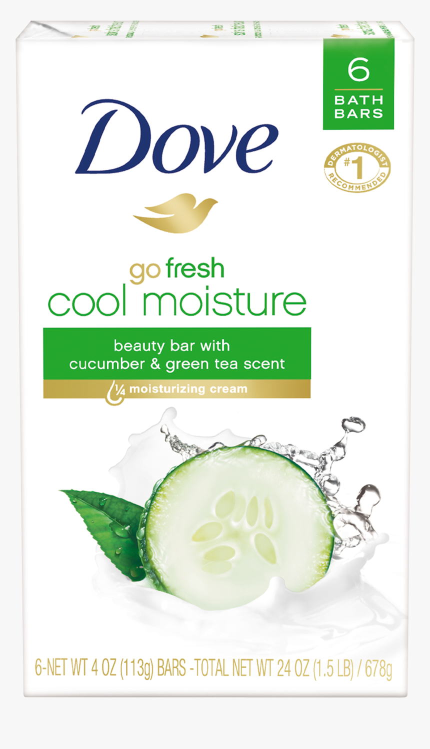 Dove Beauty Bar Go Fresh Cool Moisture - Dove Beauty Cream Bar Soap, HD Png Download, Free Download