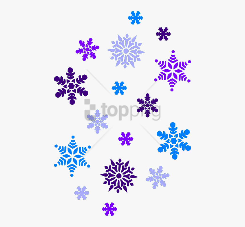 Free Png Download Falling Snowflake Png Images Background - Clip Art Snow Flakes, Transparent Png, Free Download