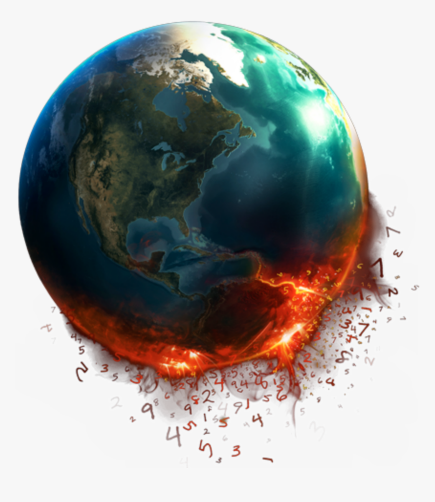 #ftestickers #fantasyart #planet #earth #fire #luminous - Imagenes Full Hd 4k, HD Png Download, Free Download