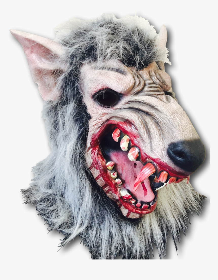 Bloody Werewolf Wolf Man Mask - Fang, HD Png Download, Free Download