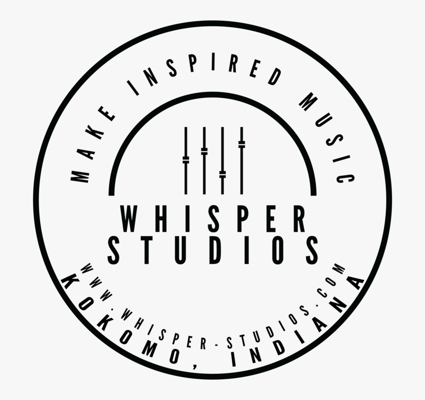 Whisper Badge Logo Black Transparent - Circle, HD Png Download, Free Download